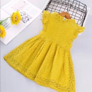 Yellow Toddler girl dress